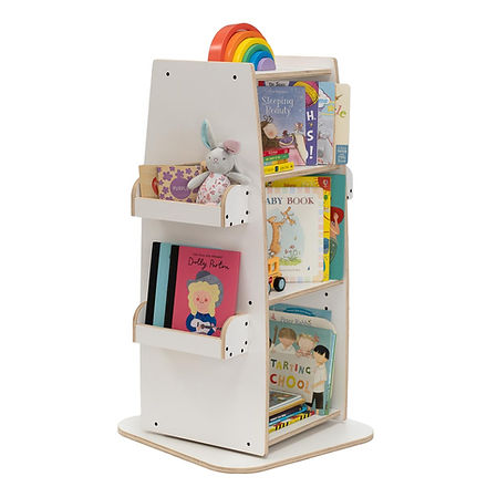 360° Revolving Kids Bookshelf