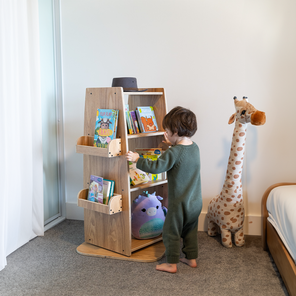 360° Revolving Kids Bookshelf